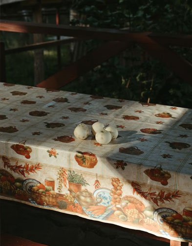 Herbstliche Tischdeckenstoffe