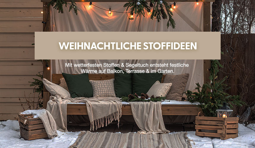 Weihnachtliche Stoffideen