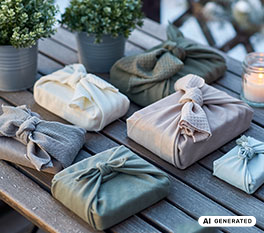 Stoffsets und Gutscheine