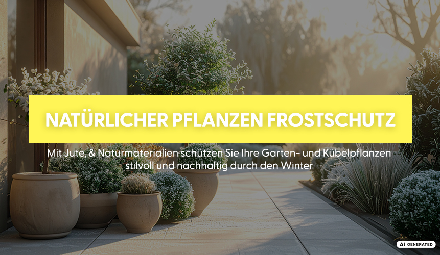 Frostschutz für Pflanzen & Gartenmöbel