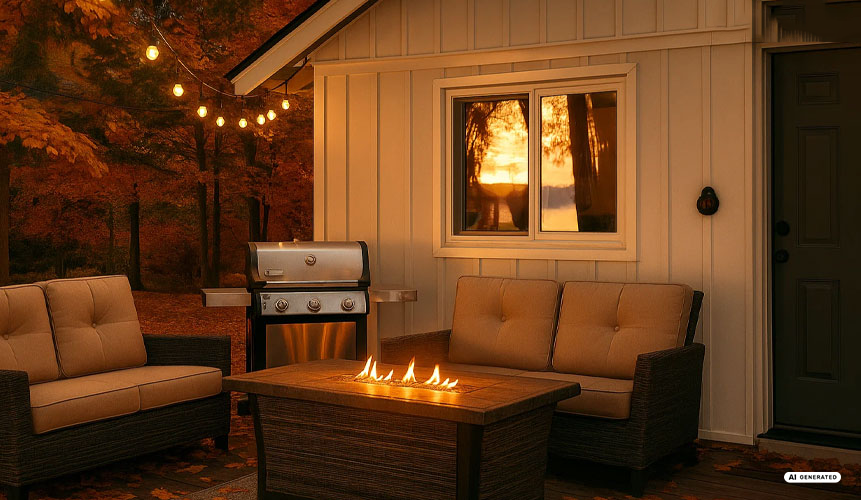 Outdoorstoffe & Gartenzubehör für den Herbst – robust, stilvoll & wetterfest