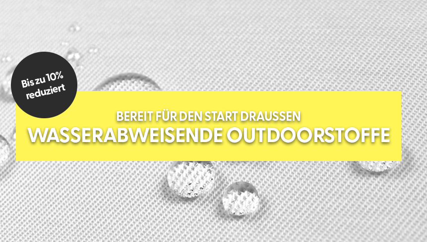 Wasserabweisende Outdoorstoffe