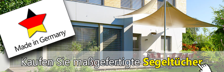 Sonnensegel für Garten, Terrasse oder Balkon kaufen! Das Sonnensegel in 5  Größen und 6 Farben ist sofort in unserem Shop lieferbar.