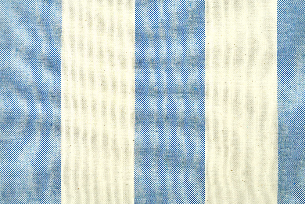  Segeltuch Basic - 280 cm - Blockstreifen - Blau 