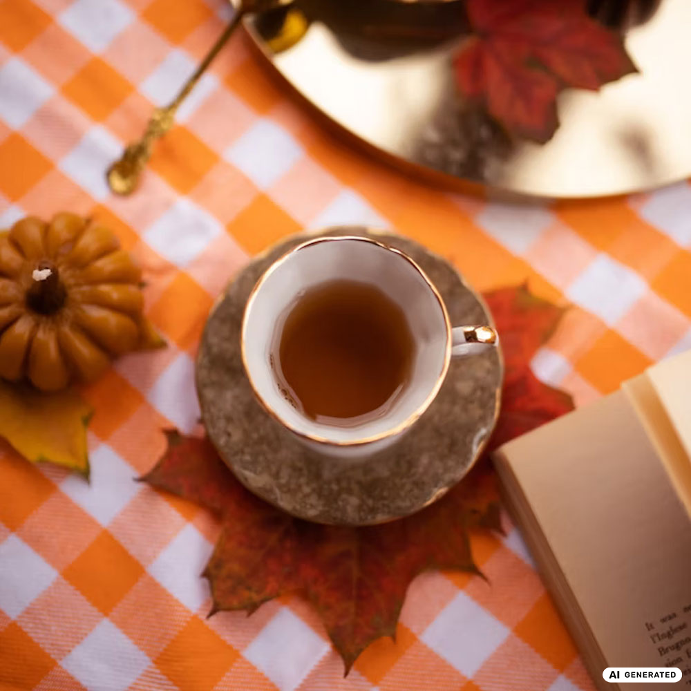 Herbstliche Tischdeckenstoffe