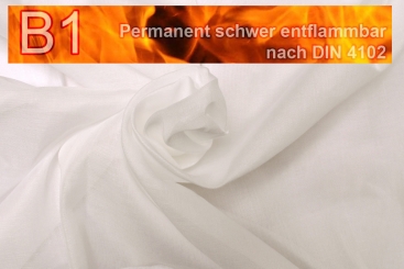 Beschattungsstoff permanent schwer entflammbar - 610 cm - Creme 