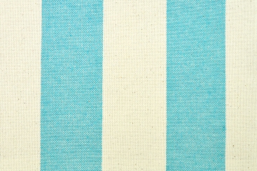 Segeltuch Basic - 280 cm - Blockstreifen - Türkis 