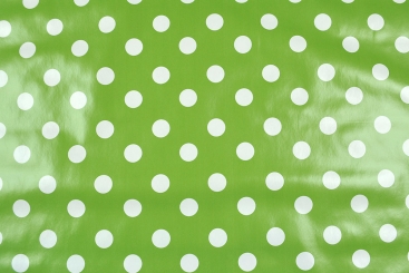 Wachstuchstoff - Green Dot 