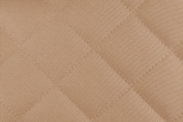 Polyesterstoff Rauten-Stepp - reißfest und wasserabweisend - Beige 