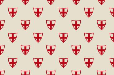 Tipi-Zeltstoff - Ritter-Schild Rot