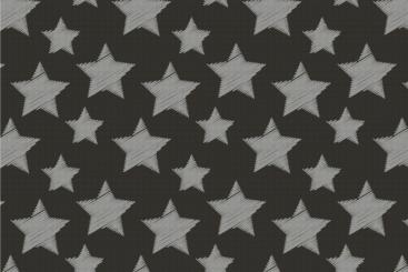 Colourful Stars - Türvorhang-Stoff Dunkelgrau