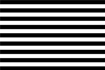 Outdoor-Stoff - Querstreifen 7 cm Schwarz