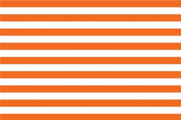 Outdoor-Stoff - Querstreifen 7 cm Orange