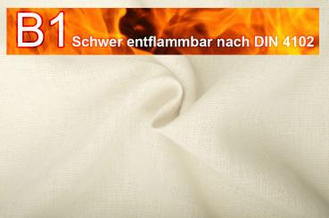 Sackleinen Jute B1 farbig 130 cm Wollweiß