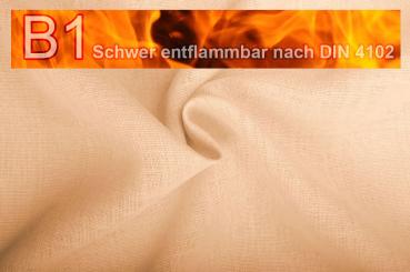 Sackleinen Jute B1 farbig 130 cm Hellbeige