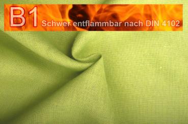 Sackleinen Jute B1 farbig 130 cm Hellgrün