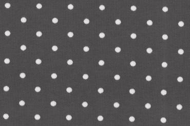 Sonnenschutz-Panamagewebe - Tupfen - 280 cm Grau/Weiß