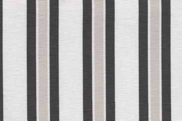 Sonnenschutz-Panamagewebe - Multistreifen - 280 cm Grau/Weiß