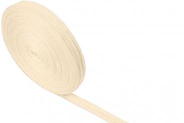 Baumwoll-Verstärkungsband - Fischgrat-Köper - 2,5 cm - Meterware Creme