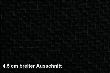Lederimitat Techno-Look - Geo-Raster Schwarz