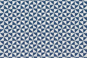 Markisen- und Outdoorstoff - Hailey Nachtblau/Weiss