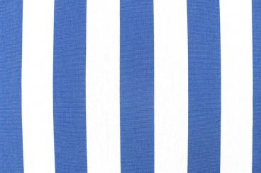 Markisenstoff Spain Summer - 160 cm - Blockstreifen Blau Melange Blockstreifen