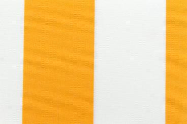 Markisenstoff 140 cm - Italy Sun - Blockstreifen Gelb / Weiß