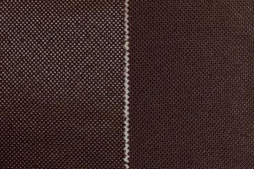 Möbelstoff Marla - Doubleface - B1 schwer entflammbar Dunkelbraun