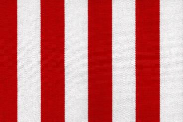 Outdoor-Stoff Garda - Streifenvariationen - 45 cm Rot/Weiß