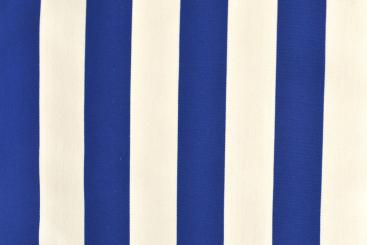 Outdoor-Stoff Garda - Blockstreifen - 60 cm Blau/Weiß