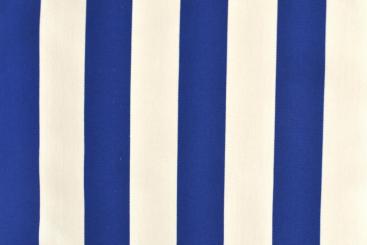 Outdoor-Stoff Garda - Streifenvariationen - 45 cm Blau/Weiß