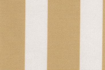 Liegestuhl-Stoff Streifen - gesäumt - 45 cm breit Creme/Beige