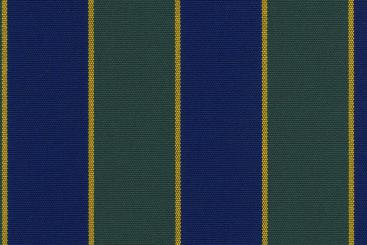 Liegestuhl-Stoff Streifen - gesäumt - 45 cm breit Grün/Blau