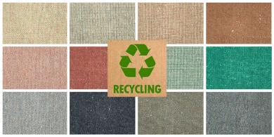 Outdoor-Möbelstoff Recycling - Uni 