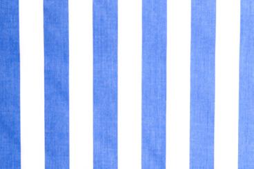 Segeltuch gestreift 2,5 cm - 150 cm Hellblau-Weiß