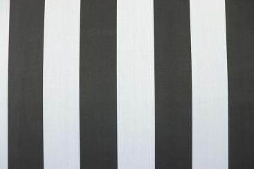 Segeltuch-Stoff - Mallorca Stripes - Grau/Hellgrau 