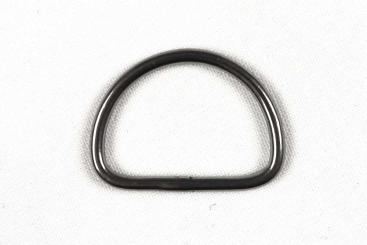 10 Stk. D-Ringe - 2,5 cm Breite - 3 mm Stärke 