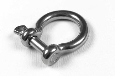 Schäkel - geschwungene Variante - 10 mm 