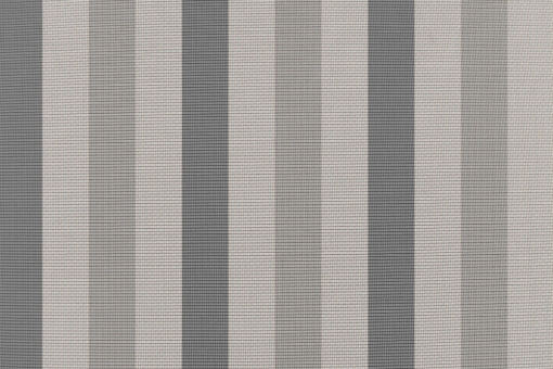 Anti-Moskito-Stoff - Blockstreifen dreifarbig - 6 cm breit Grau/Hellgrau