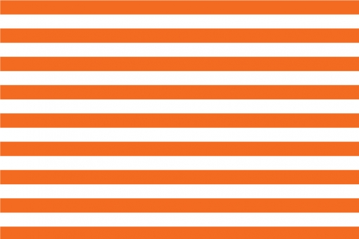 Outdoor-Stoff - Querstreifen 7 cm Orange