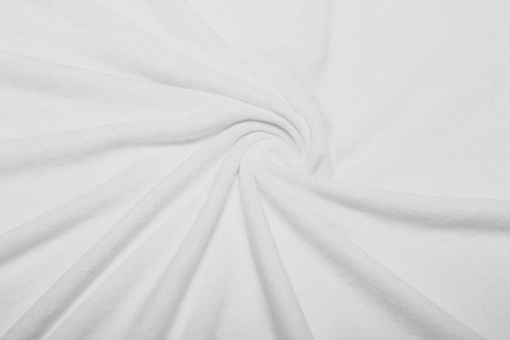 Frottee Stretch Weiß