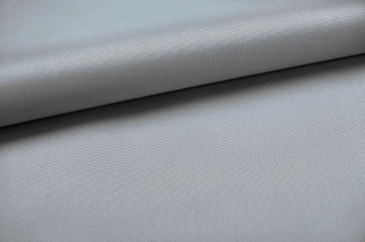 Fertig-Segeltuch B1 Fluorcarbon - angeschn. Rechteck - a: 230 x b: 234 x c: 266 cm - Hellgrau 