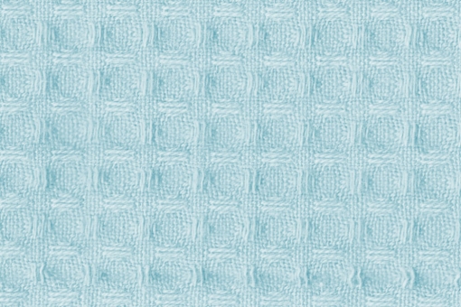 Baumwoll Waffel-Piqué - Uni Hellblau