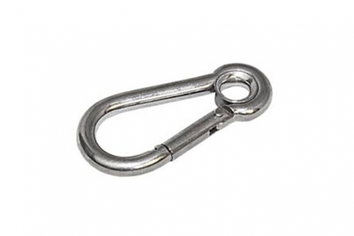Karabinerhaken mit Kausche 