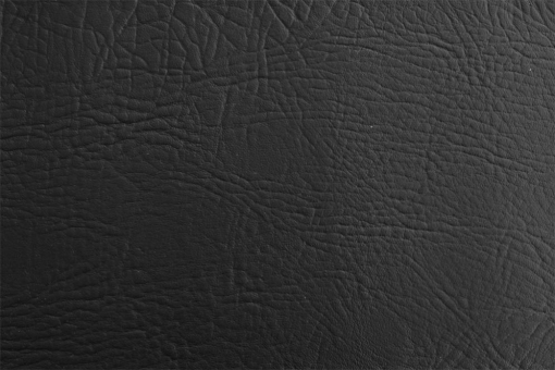 Leder Imitat - Büffel Schwarz