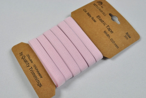 Elastik-Band - 3 m - Uni Rosé