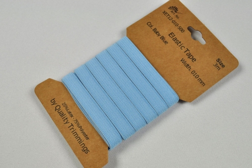 Elastik-Band - 3 m - Uni Hellblau 