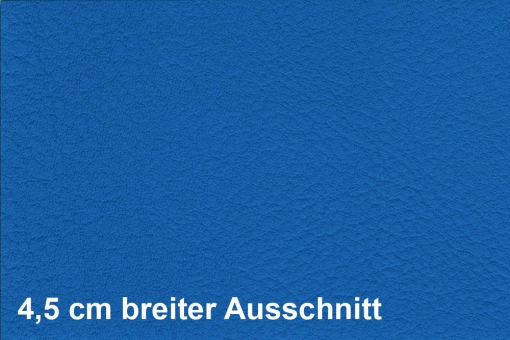 Lederimitat bielastisch - Uni Blau