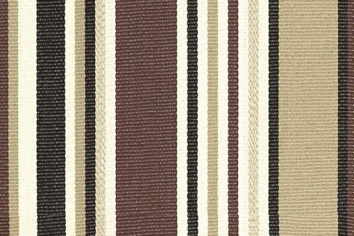 Markisenstoff 140 cm - Italy Stripes - Earthy 