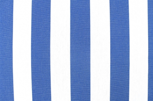 Markisenstoff Spain Summer - 160 cm - Blockstreifen Blau Melange Blockstreifen